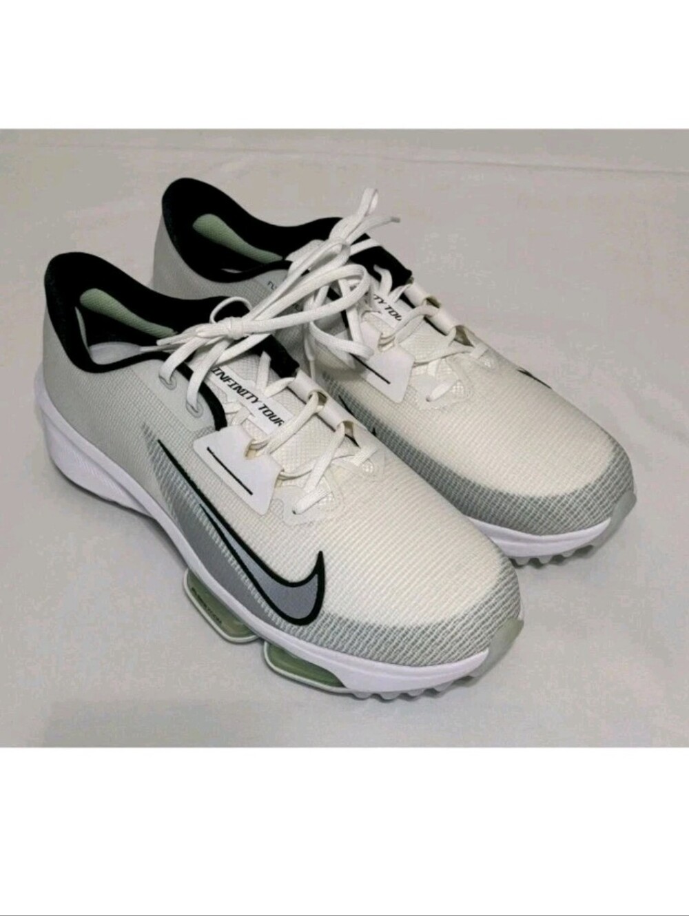 Size 13 Wide Nike Air Zoom Infinity Tour 2 Golf Shoes White Black FD0218-100